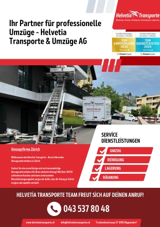 Umzugsfirma Zürich - Helvetia Transporte & Umzüge AG