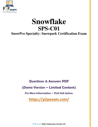 SPS-C01 Questions and Answers pdf dumps