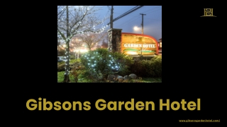 Spacious Hotel Rooms at Gibsons Garden Hotel, Canada – Comfort Redefined