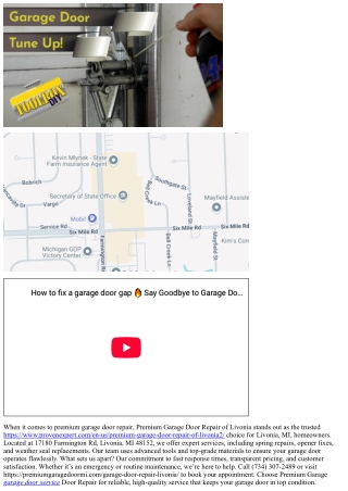Why Choose Premium Garage Door Repair for Your Needs
