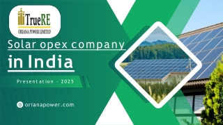 Top Solar OPEX Company in India – Affordable Solar Power with Zero Upfront Cost