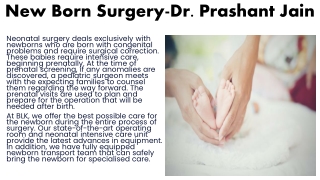New Born Surgery-Dr. Prashant Jain