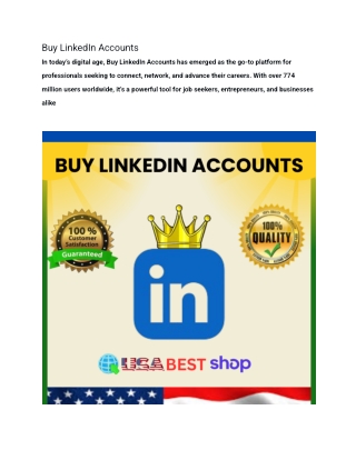buy linkedin accounts
