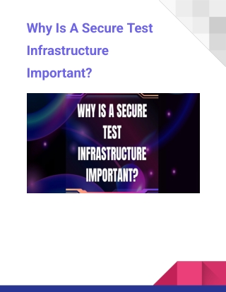 Secure Test Infrastructure: Safeguarding Your Testing Lifecycle from Breaches