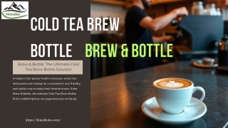 brew bottle the ultimate cold tea brew bottle