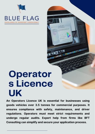 operator s licence uk an operators licence