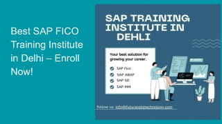 Best SAP FICO Training Institute in Delhi – Enroll Now!