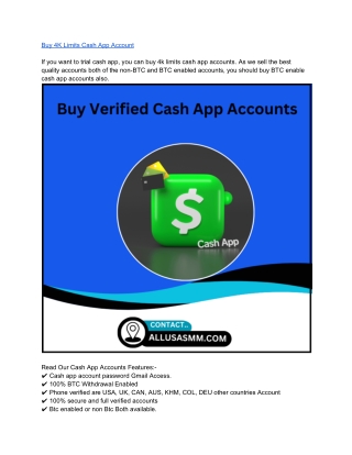 Top 7 Sites To Buy Verified Cash App Accounts