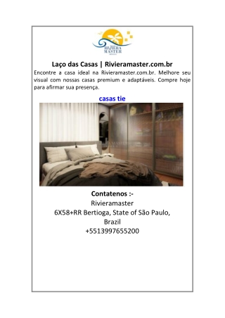 Laço das Casas | Rivieramaster.com.br