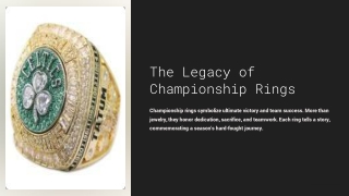 Create A Championship Ring