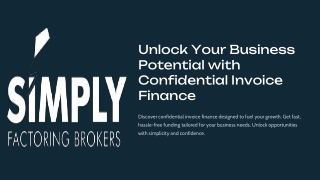 Confidential Invoice Finance