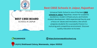 Best CBSE Schools in Jaipur, Rajasthan