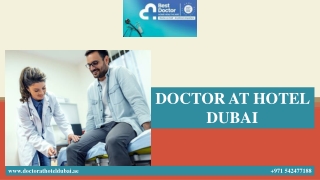 DOCTOR AT HOTEL DUBAI