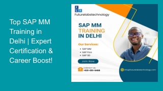 Top SAP MM Training in Delhi | Expert Certification & Career Boost