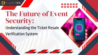the future of event security