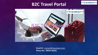 B2C Travel Portal