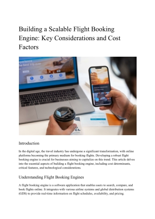 building a scalable flight booking engine