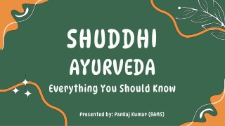 What Is Shuddhi Ayurveda? Origins, Benefits & Product Overview