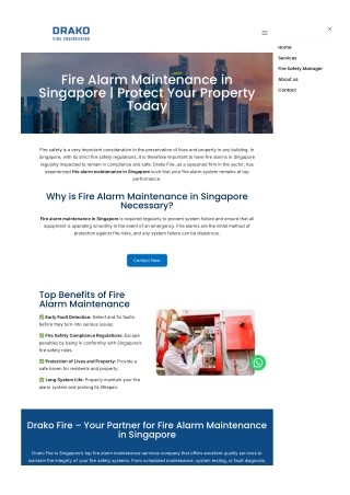 Expert Fire Detector Maintenance in Singapore | SCDF-Compliant Services