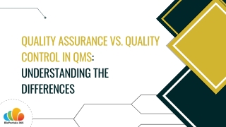 quality assurance vs quality control