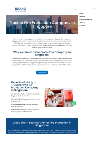 Fire Suppression Systems in Singapore | Clean Agent & Water-Based Solutions