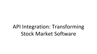 api integration transforming stock market software