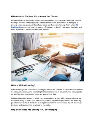 AI Bookkeeping_ The Smart Way to Manage Your Finances