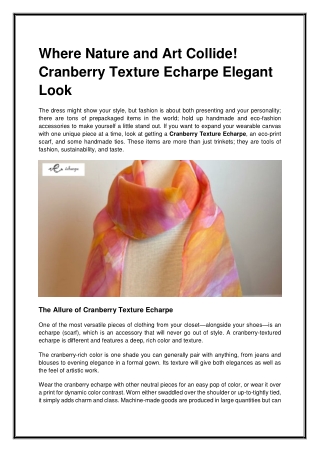 Shop Cranberry Texture Écharpe – Soft, Warm, and Fashionable