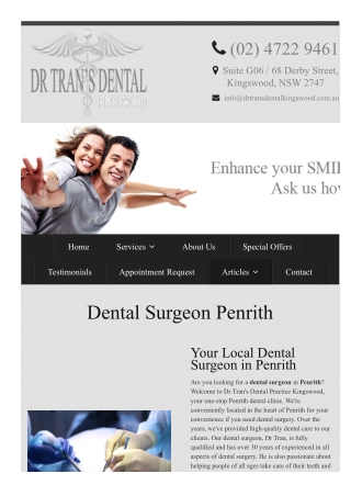 Dental Surgeon Penrith