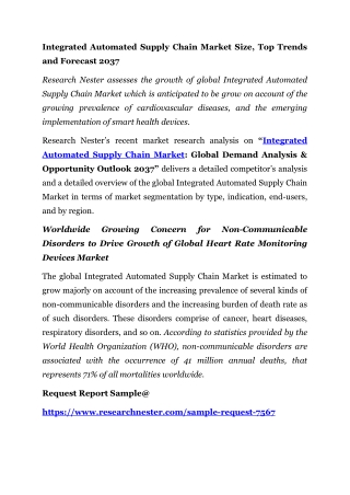 integrated automated supply chain market size