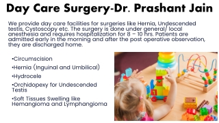 Day Care Surgery-Dr. Prashant Jain