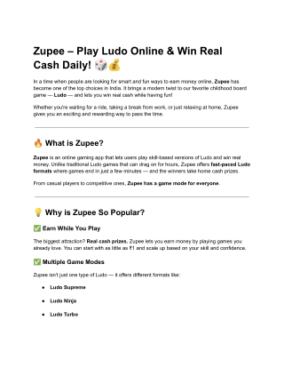 Zupee
