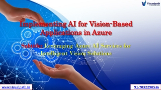 Azure AI Engineer Certification | Microsoft Azure AI Online