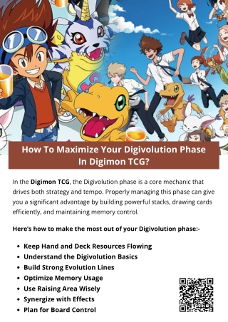How To Maximize Your Digivolution Phase In Digimon TCG?