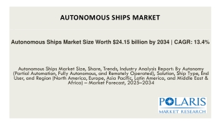 Autonomous Ships Market