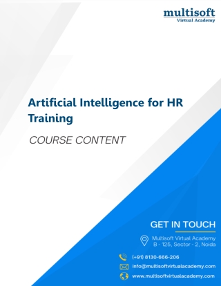 Artificial Intelligence for HR Training | Multisoft Academy