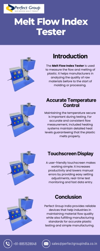 melt flow index tester