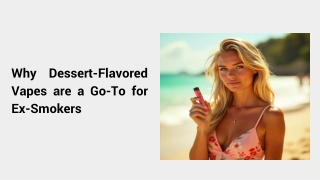 Why Dessert-Flavored Vapes are a Go-To for Ex-Smokers