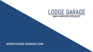 BMW Car Repair Servicing At Lodge Garage