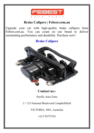 brake calipers febest com au