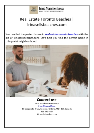 Real Estate Toronto Beaches | Irinasellsbeaches.com