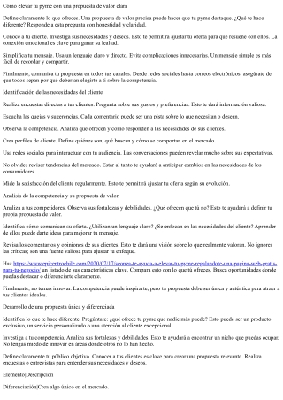 c mo elevar tu pyme con una propuesta de valor