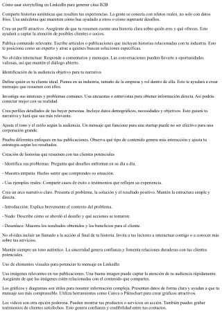 c mo usar storytelling en linkedin para generar