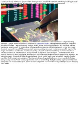 currency exchange in malaysia operates under
