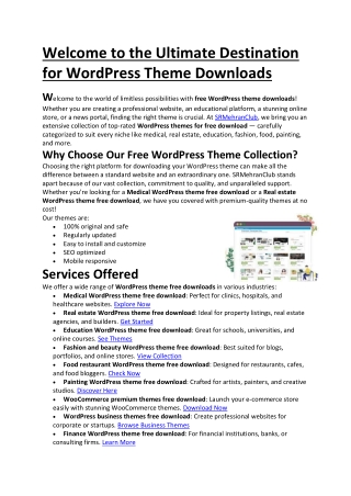 Education WordPress theme free download