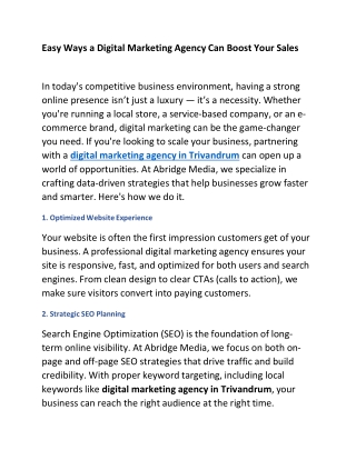 digital marketing agency in Trivandrum 30-4-25