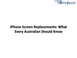 iphone screen replacements what every australian