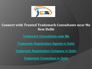 Connect with Trusted Trademark Consultants near Me New Delhi