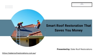 Smart Roof Restoration sydney That Saves You Money