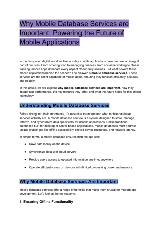 Mobile Database 03